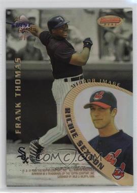 1996 Bowman's Best - Mirror Image - Refractor #1 - Frank Thomas, Richie Sexson, Jeff Bagwell, Todd Helton