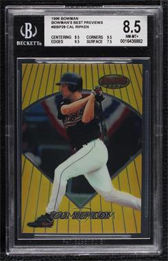 1996 Bowman's Best - Previews #BBP 28 - Cal Ripken Jr. [BGS 8.5 NM‑MT+]