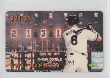 1996 Classic Cal Ripken Jr. Phone Cards - [Base] #_CARI.2 - Cal Ripken Jr. (Bat Behind Shoulder)