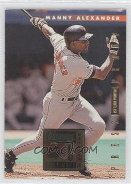 1996 Donruss - [Base] - Press Proof #210 - Manny Alexander /2000