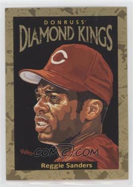 1996 Donruss - Diamond Kings #DK-10 - Reggie Sanders /10000