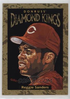 1996 Donruss - Diamond Kings #DK-10 - Reggie Sanders /10000