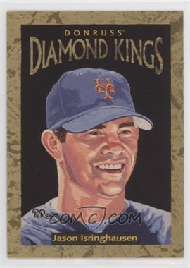 1996 Donruss - Diamond Kings #DK-19 - Jason Isringhausen /10000