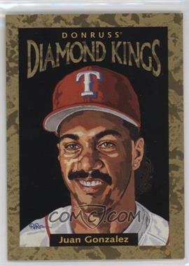 1996 Donruss - Diamond Kings #DK-5 - Juan Gonzalez /10000 [EX to NM]