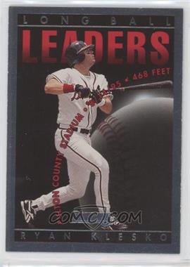 1996 Donruss - Long Ball Leaders #2 - Ryan Klesko /5000 [EX to NM]