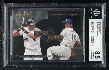 1996 Donruss - Showdown #1 - Frank Thomas, Hideo Nomo /10000 [BGS 8.5 NM‑MT+]