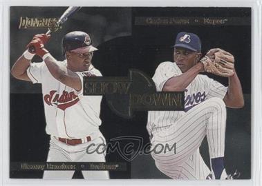 1996 Donruss - Showdown #8 - Manny Ramirez, Carlos Perez /10000