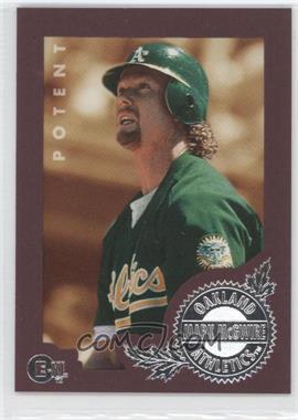 1996 E-Motion XL - [Base] #104 - Mark McGwire