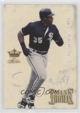 1996 Flair - Diamond Cuts #10 - Frank Thomas [EX to NM]