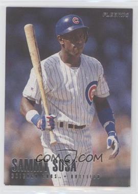 1996 Fleer - [Base] - Silver Foil #330 - Sammy Sosa