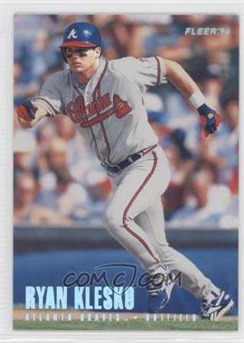 1996 Fleer - [Base] - Tiffany #296 - Ryan Klesko