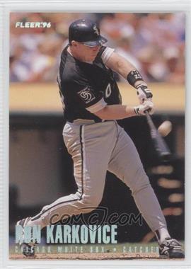 1996 Fleer - [Base] - Tiffany #70 - Ron Karkovice