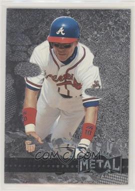 1996 Fleer Metal Universe - [Base] - Platinum Edition #129 - Chipper Jones