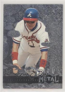 1996 Fleer Metal Universe - [Base] - Platinum Edition #129 - Chipper Jones