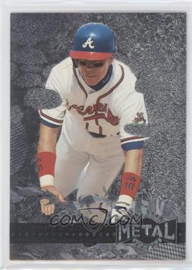 1996 Fleer Metal Universe - [Base] - Platinum Edition #129 - Chipper Jones