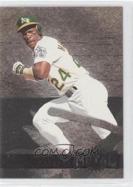 1996 Fleer Metal Universe - [Base] - Platinum Edition #237 - Rickey Henderson