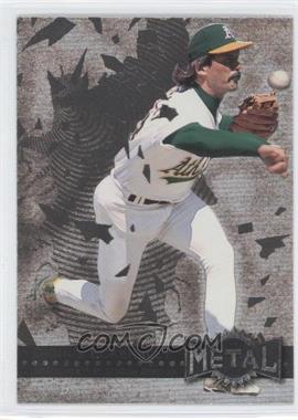 1996 Fleer Metal Universe - [Base] - Platinum Edition #99 - Dennis Eckersley