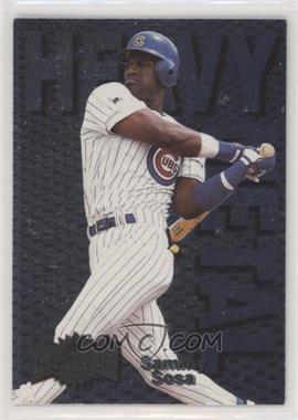 1996 Fleer Metal Universe - Heavy Metal #7 - Sammy Sosa