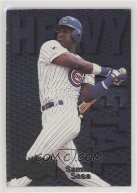 1996 Fleer Metal Universe - Heavy Metal #7 - Sammy Sosa