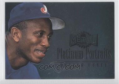 1996 Fleer Metal Universe - Platinum Portraits #8 - Carlos Perez