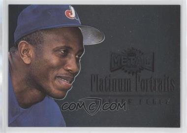 1996 Fleer Metal Universe - Platinum Portraits #8 - Carlos Perez