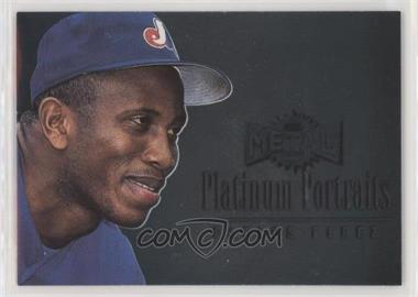 1996 Fleer Metal Universe - Platinum Portraits #8 - Carlos Perez