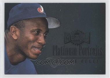 1996 Fleer Metal Universe - Platinum Portraits #8 - Carlos Perez