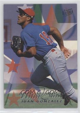 1996 Fleer Ultra - [Base] #578 - Ultra Stars - Juan Gonzalez