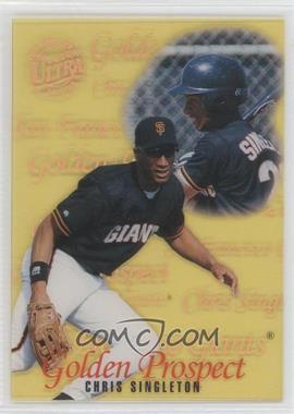 1996 Fleer Ultra - Golden Prospects - Gold Medallion Edition #15 - Chris Singleton