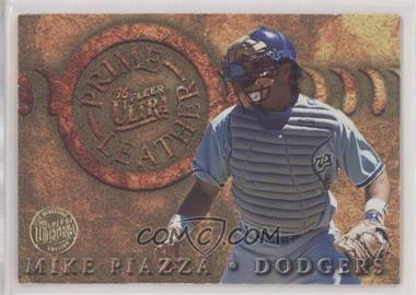 1996 Fleer Ultra - Prime Leather - Gold Medallion Edition #10 - Mike Piazza