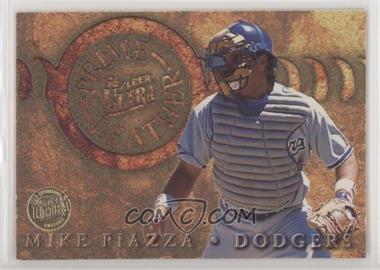 1996 Fleer Ultra - Prime Leather - Gold Medallion Edition #10 - Mike Piazza