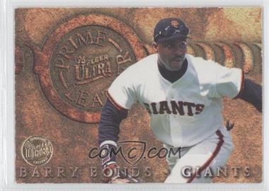 1996 Fleer Ultra - Prime Leather - Gold Medallion Edition #15 - Barry Bonds