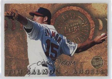 1996 Fleer Ultra - Prime Leather - Gold Medallion Edition #9 - Tim Salmon