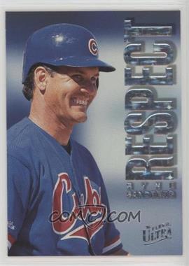 1996 Fleer Ultra - Respect #8 - Ryne Sandberg