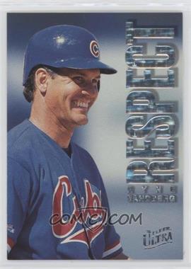 1996 Fleer Ultra - Respect #8 - Ryne Sandberg