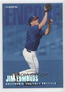 1996 Fleer Update - [Base] - Tiffany #U218 - Jim Edmonds