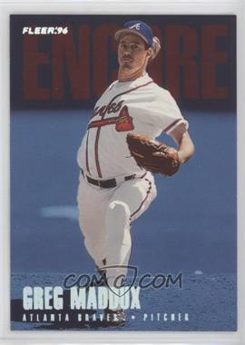 1996 Fleer Update - [Base] - Tiffany #U232 - Greg Maddux