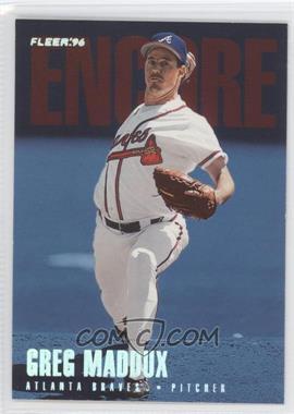 1996 Fleer Update - [Base] - Tiffany #U232 - Greg Maddux