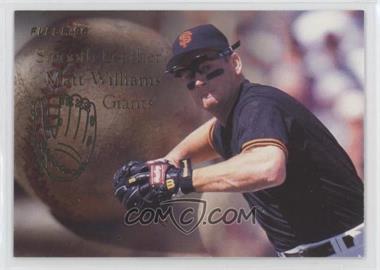 1996 Fleer Update - Smooth Leather #10 - Matt Williams