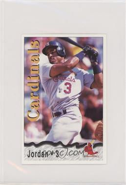 1996 Kansas City Life Insurance St. Louis Cardinals - Stadium Giveaway [Base] #3 - Brian Jordan