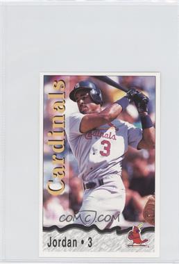 1996 Kansas City Life Insurance St. Louis Cardinals - Stadium Giveaway [Base] #3 - Brian Jordan