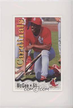 1996 Kansas City Life Insurance St. Louis Cardinals - Stadium Giveaway [Base] #51 - Willie McGee
