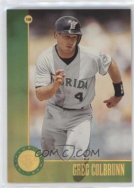 1996 Leaf - [Base] - Gold #40 - Greg Colbrunn /500