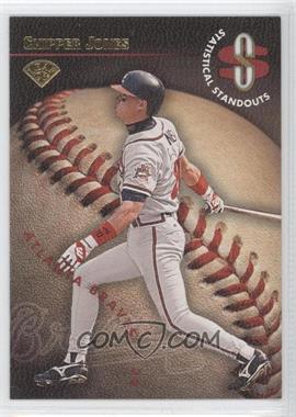 1996 Leaf - Statistical Standouts #8 - Chipper Jones /2500