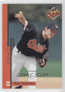 1996 Leaf Preferred - [Base] #36 - Mike Mussina