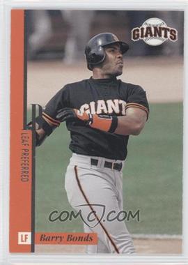 1996 Leaf Preferred - [Base] #94 - Barry Bonds