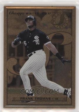 1996 Leaf Preferred - Steel - Gold #1 - Frank Thomas