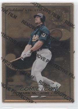 1996 Leaf Preferred - Steel - Gold #14 - Mark McGwire