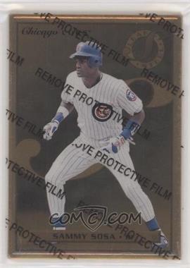 1996 Leaf Preferred - Steel - Gold #32 - Sammy Sosa