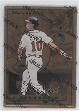 1996 Leaf Preferred - Steel - Promotional Gold #33 - Chipper Jones